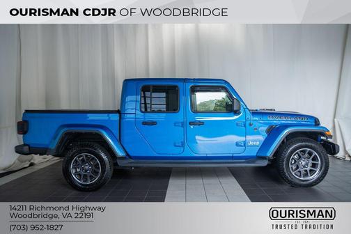 Hydro Blue Pearlcoat 2021 Jeep Gladiator Overland