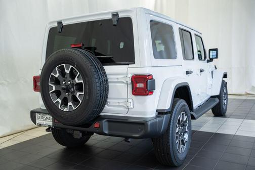 bright white clearcoat 2026 Jeep Wrangler 4-Door Sahara 4x4