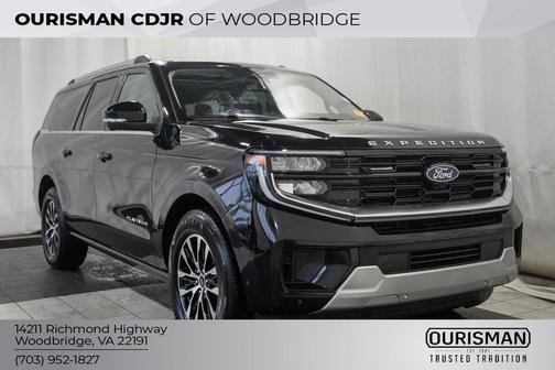 AGATE BLACK METALLIC 2025 Ford Expedition Max Platinum