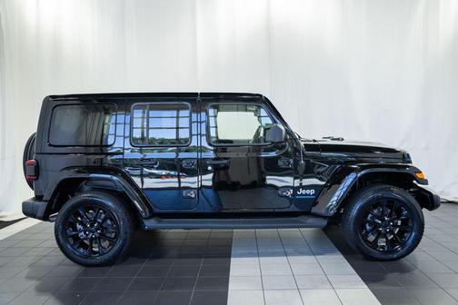 Black Clearcoat 2023 Jeep Wrangler 4xe Sahara