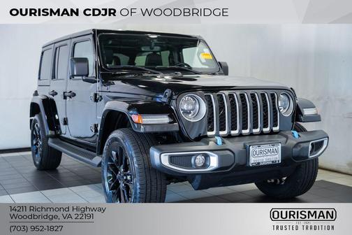 Black Clearcoat 2023 Jeep Wrangler 4xe Sahara