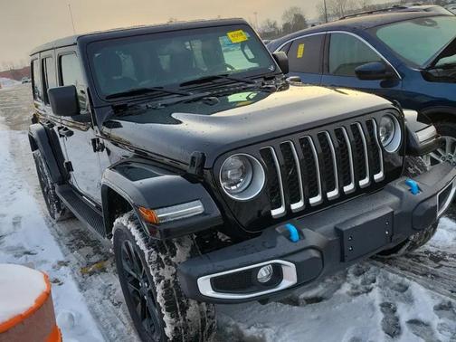 Black Clearcoat 2023 Jeep Wrangler 4xe Sahara