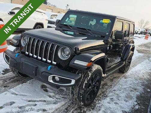 Black Clearcoat 2023 Jeep Wrangler 4xe Sahara