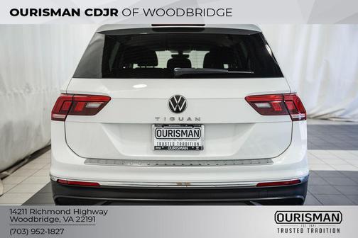 Pure White 2023 Volkswagen Tiguan 2.0T S