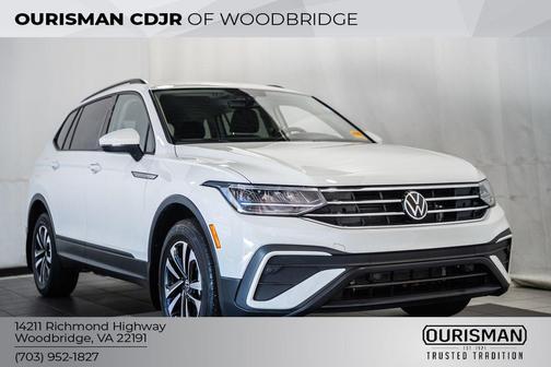 Pure White 2023 Volkswagen Tiguan 2.0T S