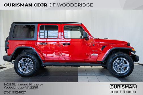Firecracker Red Clearcoat 2022 Jeep Wrangler Unlimited Sahara