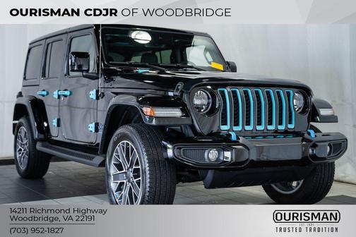 Black Clearcoat 2023 Jeep Wrangler 4xe Sahara High Altitude