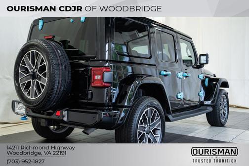 Black Clearcoat 2023 Jeep Wrangler 4xe Sahara High Altitude