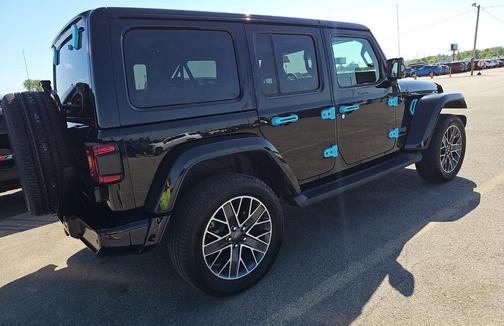 Black Clearcoat 2023 Jeep Wrangler 4xe Sahara High Altitude