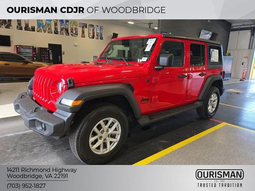 Firecracker Red Clearcoat 2023 Jeep Wrangler Sport S