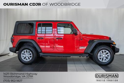 Firecracker Red Clearcoat 2023 Jeep Wrangler Sport S