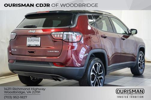 Velvet Red Pearlcoat 2022 Jeep Compass Limited