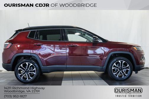 Velvet Red Pearlcoat 2022 Jeep Compass Limited