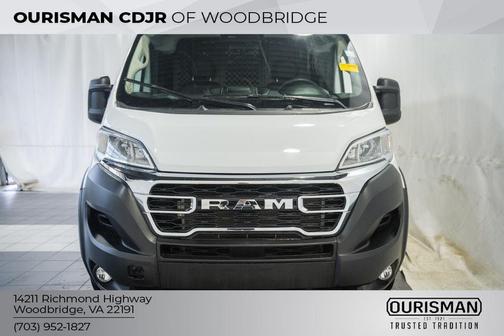 Bright White Clearcoat 2025 RAM ProMaster 2500 Tradesman
