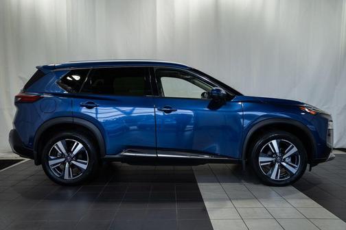 Caspian Blue Metallic 2023 Nissan Rogue Platinum