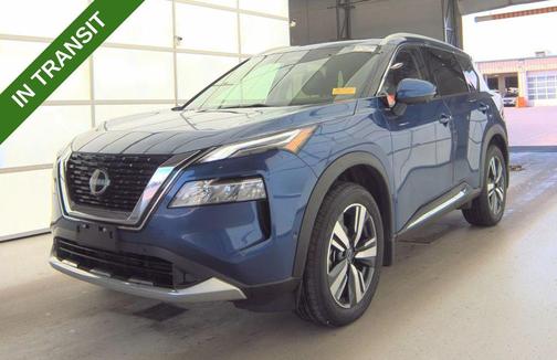 Caspian Blue Metallic 2023 Nissan Rogue Platinum