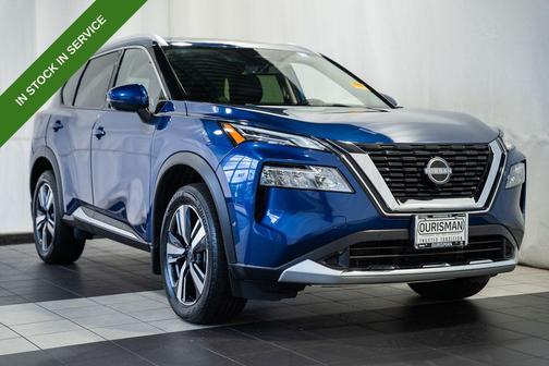 Caspian Blue Metallic 2023 Nissan Rogue Platinum
