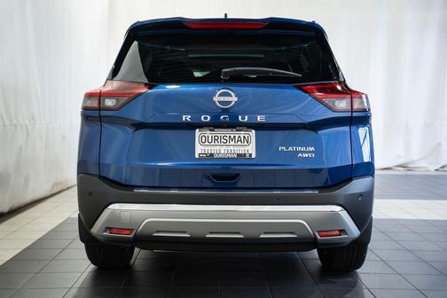 Caspian Blue Metallic 2023 Nissan Rogue Platinum