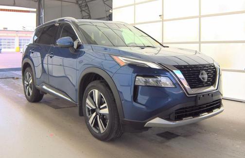 Caspian Blue Metallic 2023 Nissan Rogue Platinum