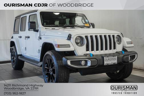 Bright White Clearcoat 2023 Jeep Wrangler 4xe Sahara