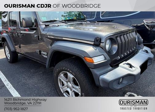 Granite Crystal Metallic Clearcoat 2018 Jeep Wrangler Unlimited Sport