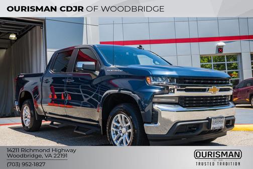 Northsky Blue Metallic 2021 Chevrolet Silverado 1500 LT