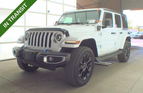 Bright White Clearcoat 2023 Jeep Wrangler 4xe Sahara
