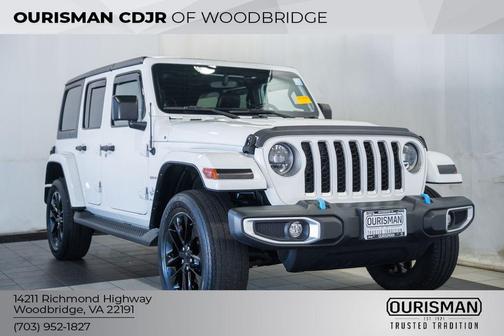 Bright White Clearcoat 2023 Jeep Wrangler 4xe Sahara