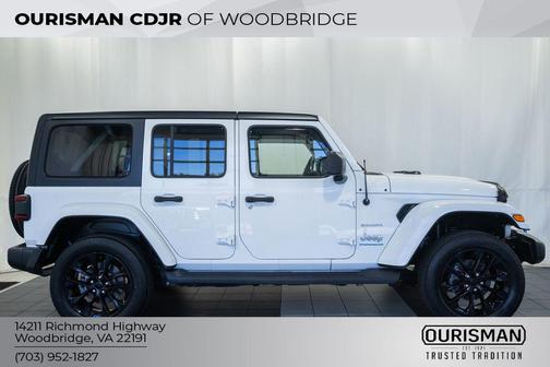Bright White Clearcoat 2023 Jeep Wrangler 4xe Sahara