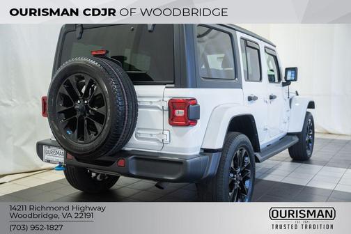 Bright White Clearcoat 2023 Jeep Wrangler 4xe Sahara