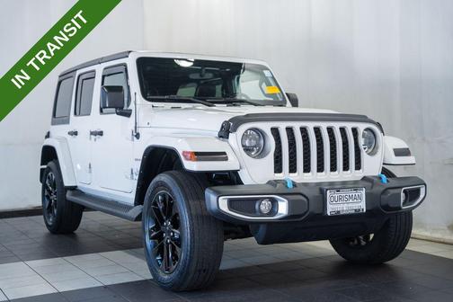 Bright White Clearcoat 2023 Jeep Wrangler 4xe Sahara