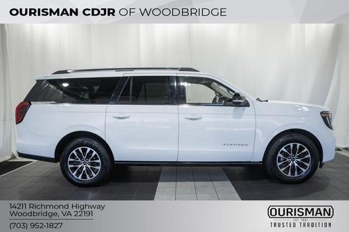 OXFORD WHITE 2025 Ford Expedition Max Platinum