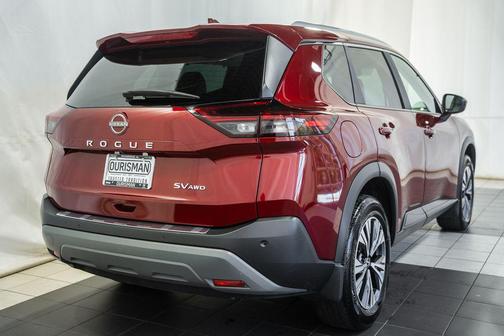 Scarlet Ember Tintcoat 2023 Nissan Rogue SV