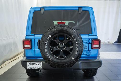 Hydro Blue Pearlcoat 2022 Jeep Wrangler Willys