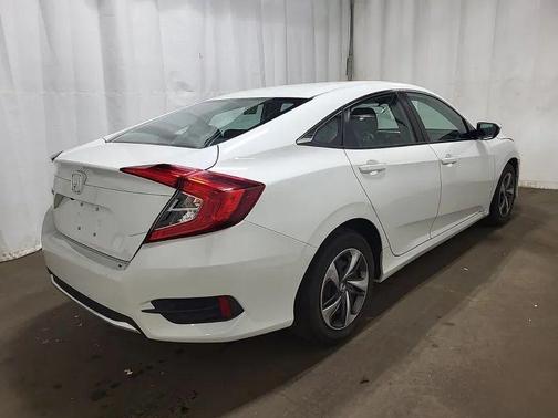 Platinum White Pearl 2019 Honda Civic LX