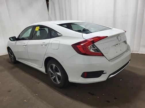 Platinum White Pearl 2019 Honda Civic LX