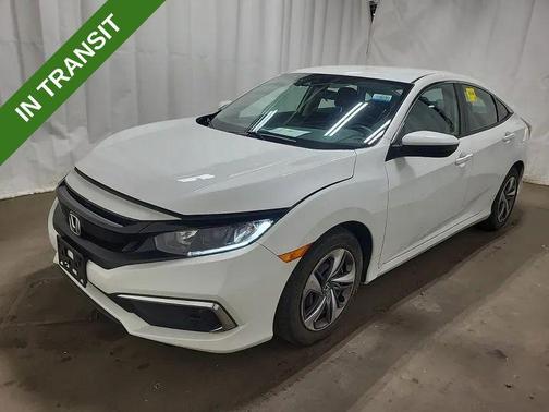Platinum White Pearl 2019 Honda Civic LX