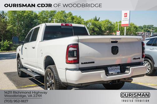 Bright White Clearcoat 2024 RAM 2500 Laramie Crew Cab 4x4 6'4' Box