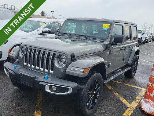 Sting-Gray Clearcoat 2023 Jeep Wrangler 4xe Sahara