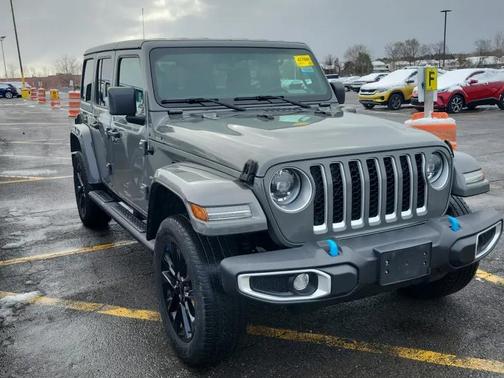 Sting-Gray Clearcoat 2023 Jeep Wrangler 4xe Sahara
