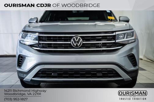 Gray 2022 Volkswagen Atlas Cross Sport 3.6L V6 SE w/Technology