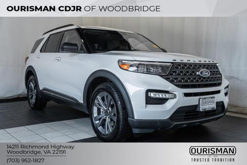 OXFORD WHITE 2021 Ford Explorer XLT