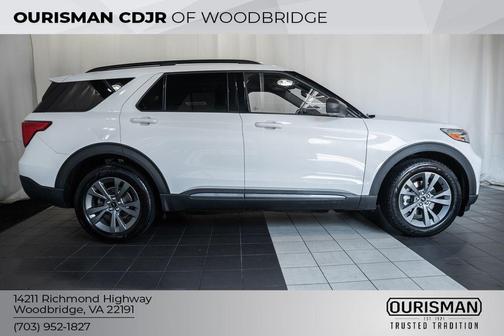 OXFORD WHITE 2021 Ford Explorer XLT