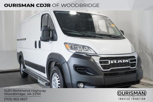 Bright White Clearcoat 2025 RAM ProMaster 2500 Tradesman