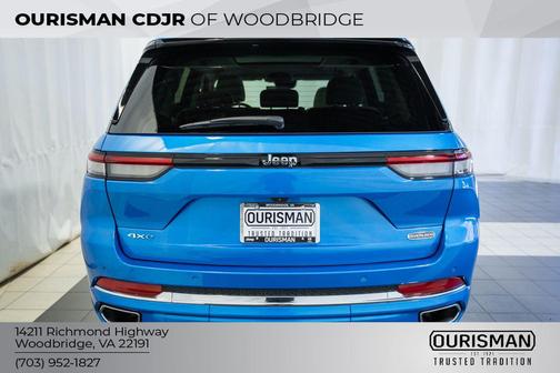 Hydro Blue Pearlcoat 2022 Jeep Grand Cherokee 4xe Overland