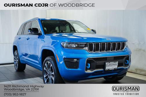 Hydro Blue Pearlcoat 2022 Jeep Grand Cherokee 4xe Overland