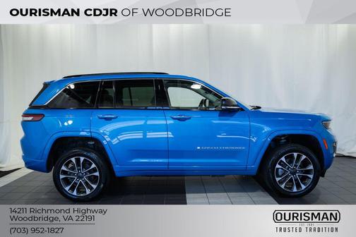 Hydro Blue Pearlcoat 2022 Jeep Grand Cherokee 4xe Overland
