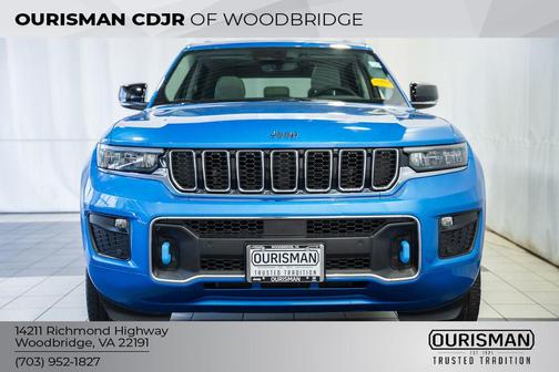 Hydro Blue Pearlcoat 2022 Jeep Grand Cherokee 4xe Overland