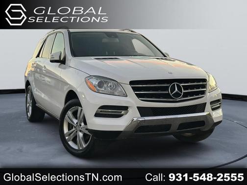 White 2015 Mercedes-Benz M-Class 4MATIC