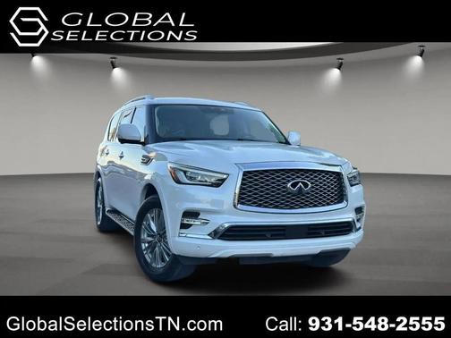 Moonstone White 2018 INFINITI QX80 Base